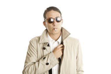 moda genç adam Sigara