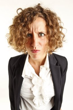 Klasik retro kız portresi