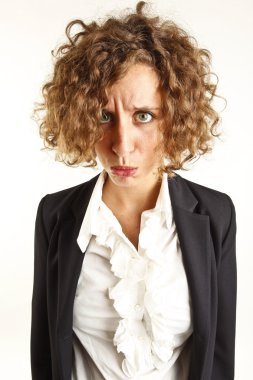 Klasik retro kız portresi