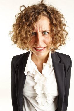 Klasik retro kız portresi