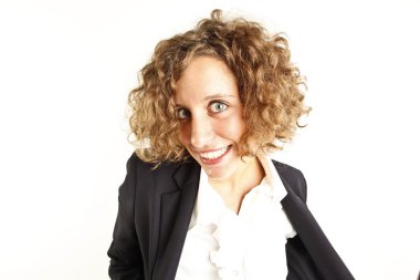 Klasik retro kız portresi