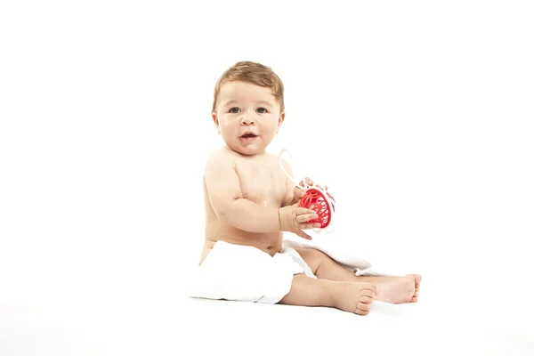 Porträtt av bedårande bebis — Stockfoto