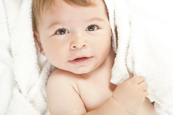 可爱婴儿的肖像 — 图库照片