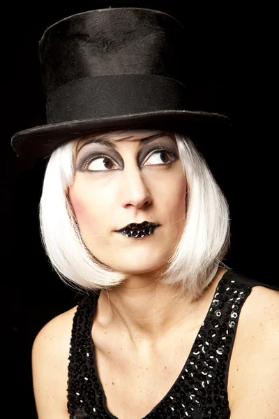 Ritratto di cabaret performer — Foto Stock