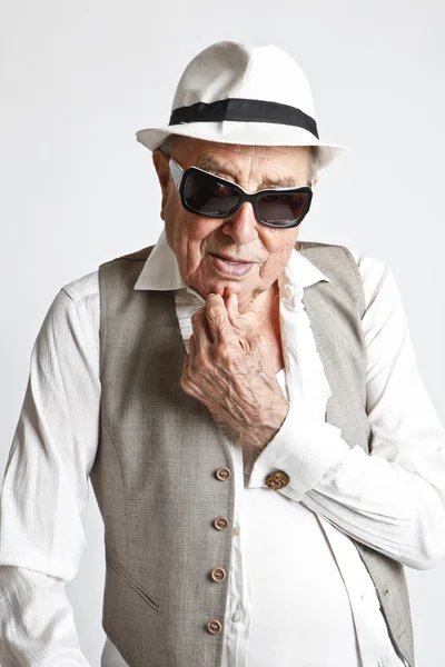 Fashion grandpa — Stock Photo, Image