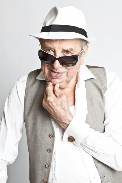 Fashion grandpa — Stock Photo, Image