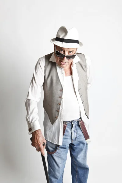 Fashion grandpa — Stock Photo, Image