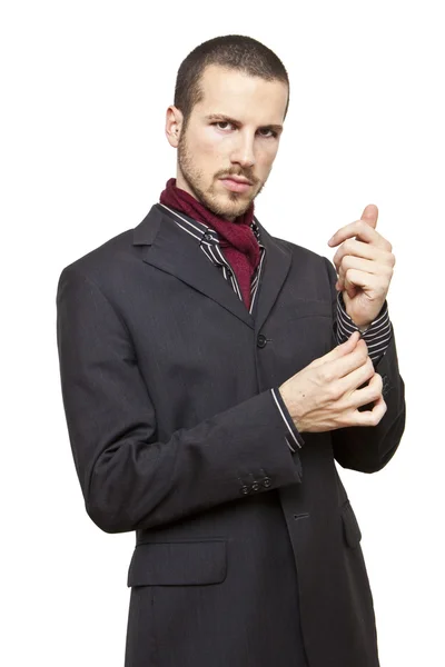 Cool elegant young man — Stock Photo, Image