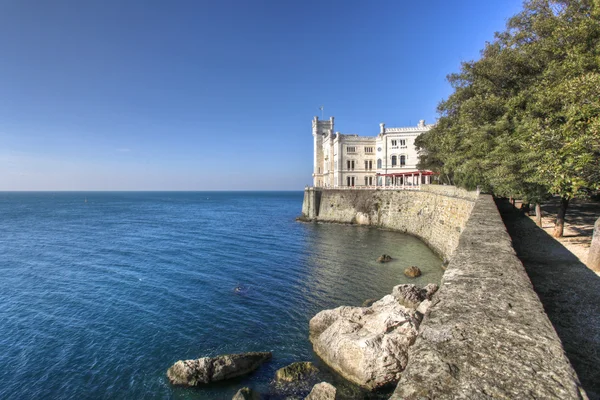 Castillo miramare — Foto de Stock