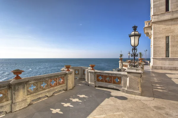 Balcony on the sea — Stock Photo, Image