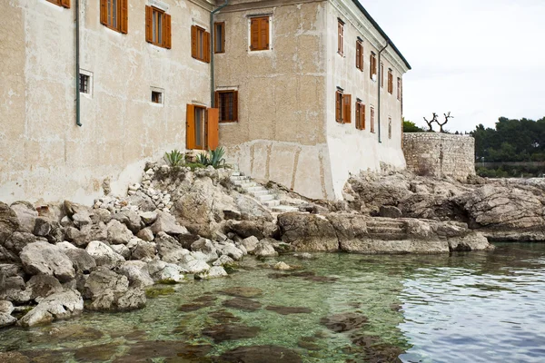 Krk, Hırvatistan deniz üzerindeki — Stok fotoğraf