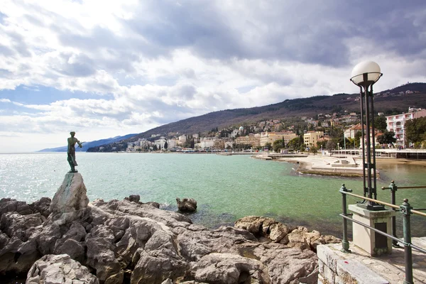 Seascape Opatija Chorwacja — Zdjęcie stockowe