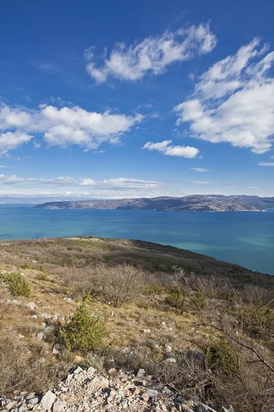 Panoramic view of Cres island in Croatia — Stock Photo, Image