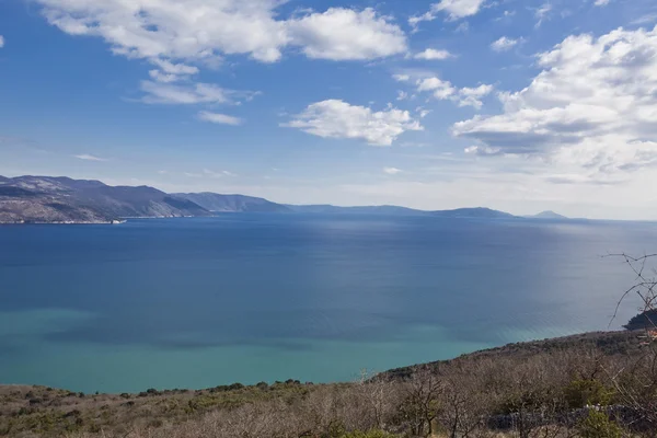 Panoramautsikt över ön cres i Kroatien — Stockfoto