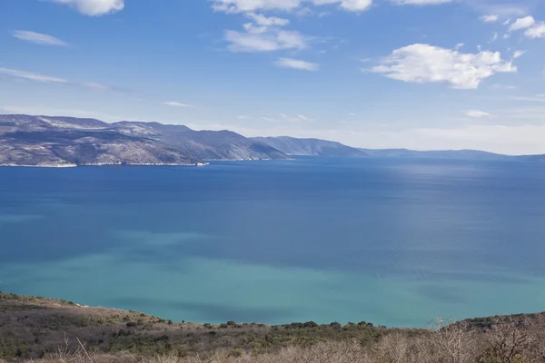 Panoramisch uitzicht van cres eiland in Kroatië — Stockfoto