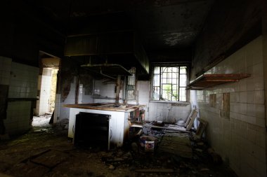 vintage odası terk edilmiş