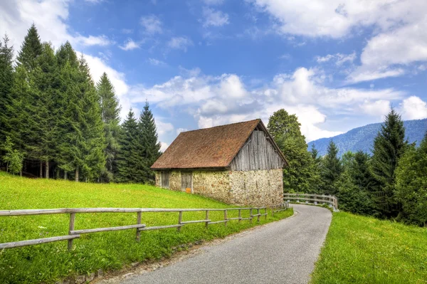 Rustic mountain house — Stock Photo, Image