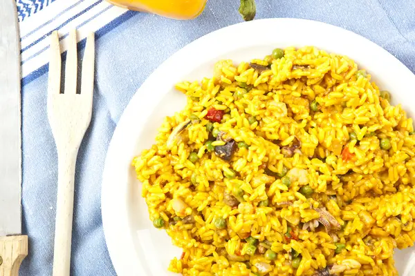 Paella — Stock Photo, Image