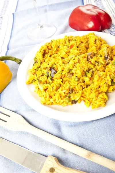 Paella Ordförande — Stockfoto