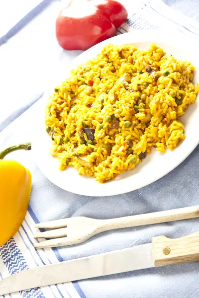 Paella — Stock Photo, Image