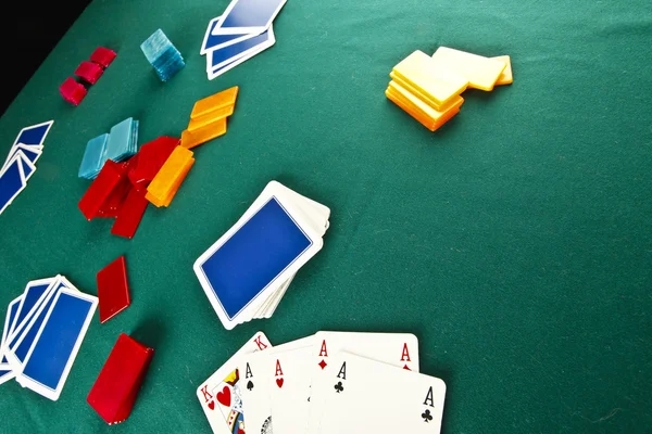 Tavolo da poker — Foto Stock