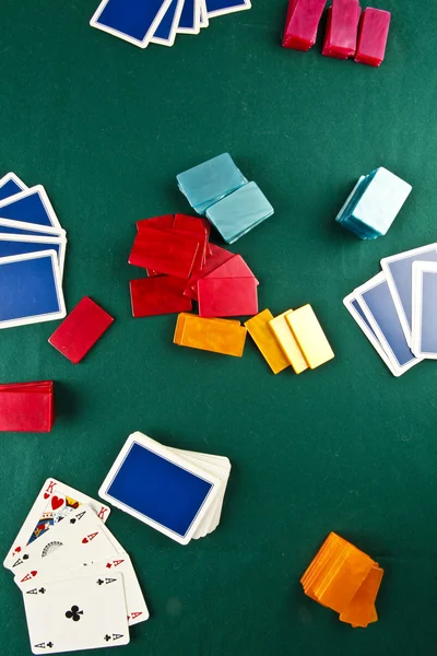 Poker table — Stock Photo, Image