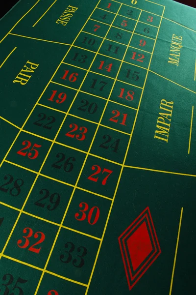 Tavolo da roulette — Foto Stock
