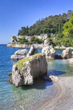 trieste İtalya Akdeniz kayalık plaj