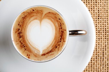 Sanat latte, cappuccino kahve Kupası