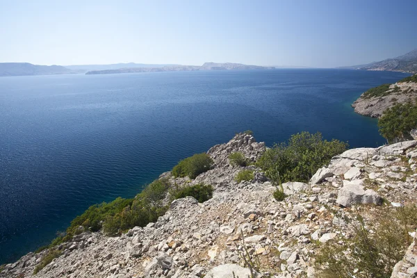 Береговая линия в Хорватии — стоковое фото