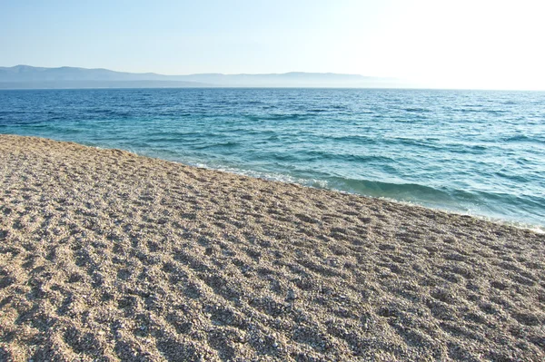 Piękna plaża w Chorwacji, brac — Zdjęcie stockowe