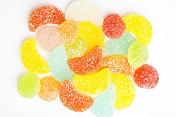 Campuran gula warna-warni permen closeup — Stok Foto