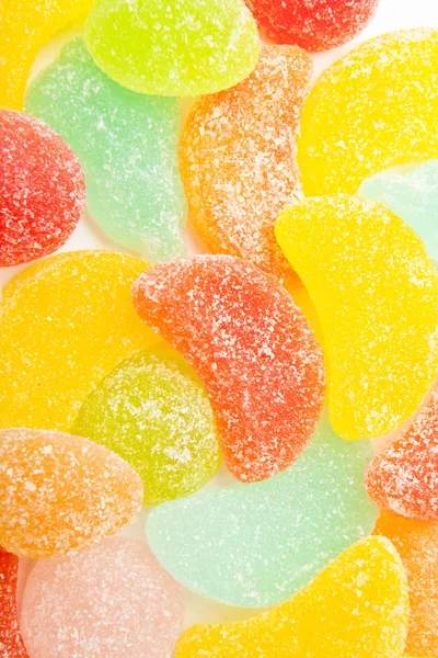 Blandede farverige sukker slik baggrund - Stock-foto