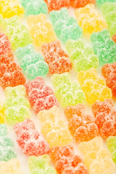 Sakızlı ayı şeker satırlar — Stok fotoğraf