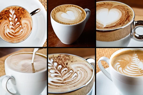 Cappuccino sammansättning — Stockfoto