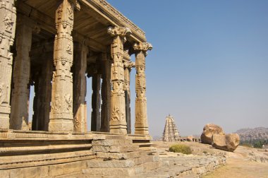 Tapınak hampi, karnataka eyalet, Hindistan