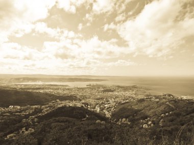 panoramik trieste Körfezi, İtalya