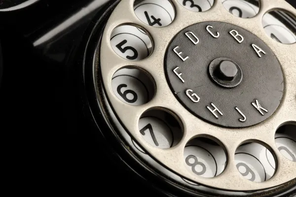 Vintage telephone detail — Stock Photo, Image