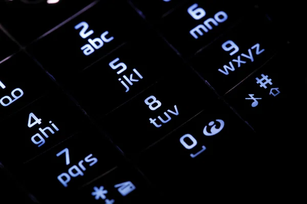 Numerická klávesnice telefonu — Stock fotografie