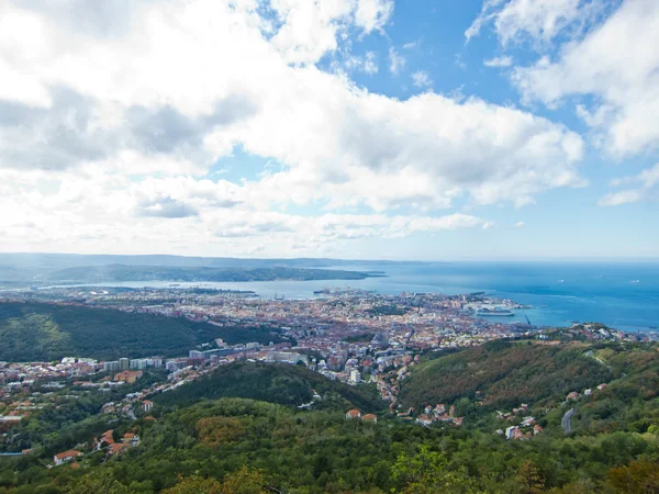 Vista panorámica del golfo de trieste, Italia — Foto de Stock