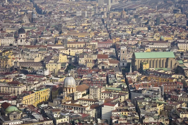 Aeriel malerische Ansicht von Neapel Stadt in Italien — Stockfoto