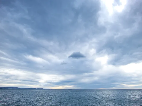 Tempo tempestoso sul mare — Foto Stock