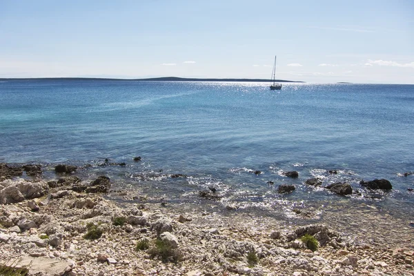 Пляж Мбаппе в Хорватии — стоковое фото