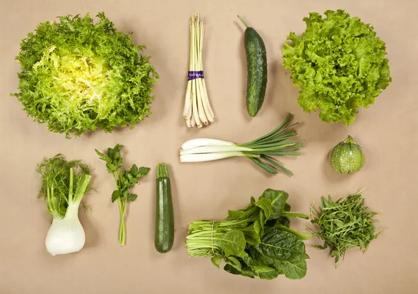 Green vegetables composition — Stock Photo, Image