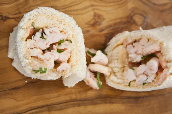 Prawn sandwich — Stock Photo, Image