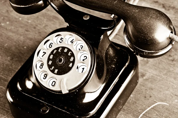 Gamla vintage telefon — Stockfoto