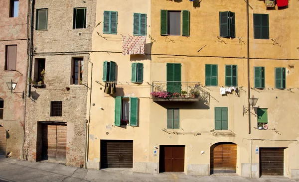 Cidade velha em siena — Fotografia de Stock