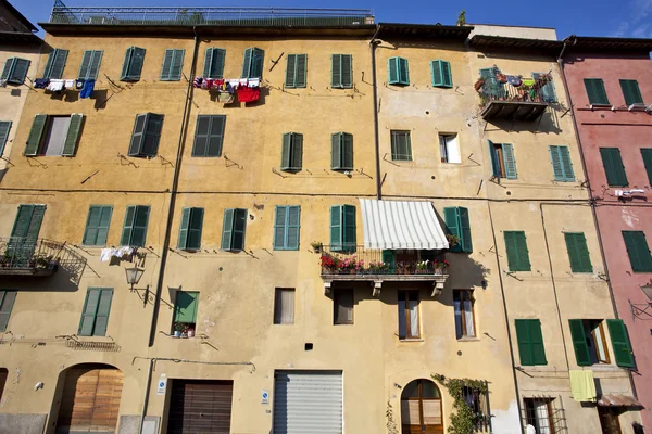 Oude stad in Siena — Stockfoto