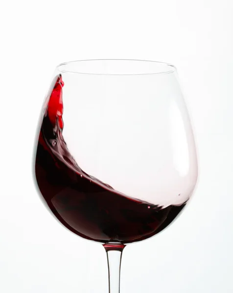 Glas Rotwein — Stockfoto