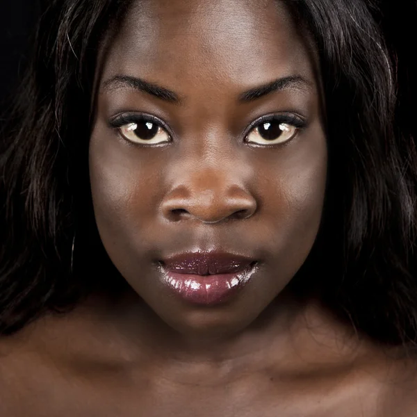 Portrait of beautiful african woman — Stock Photo, Image